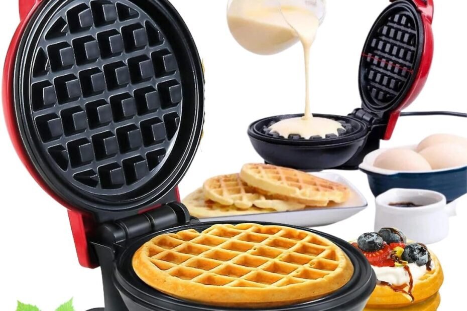 softdigit Mini Máquina De Waffles Fazer Waffle Café Da Manhã