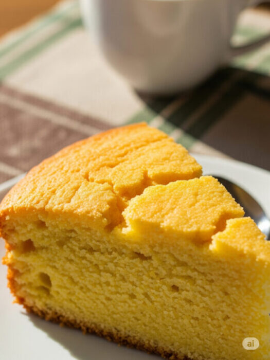 Bolo de Fubá Sem Farinha Sem Fermento Sem Leite e Delicioso