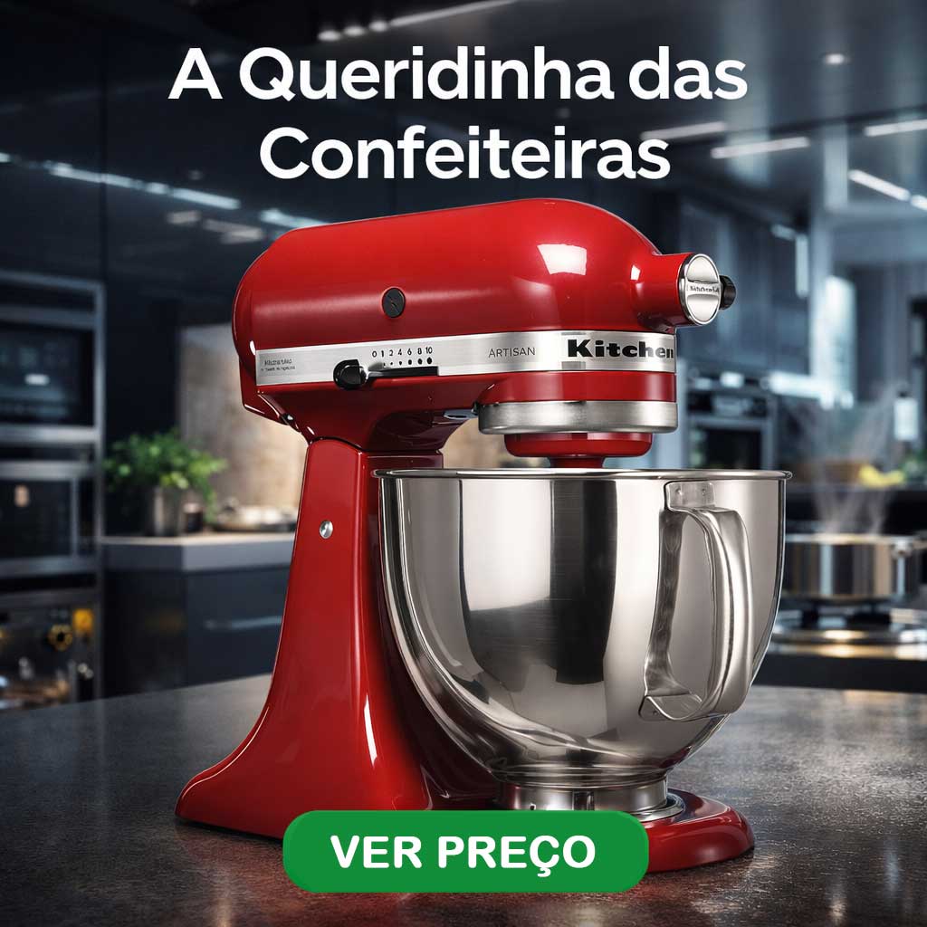 KitchenAid Batedeira Planetária Artisan, Vermelha