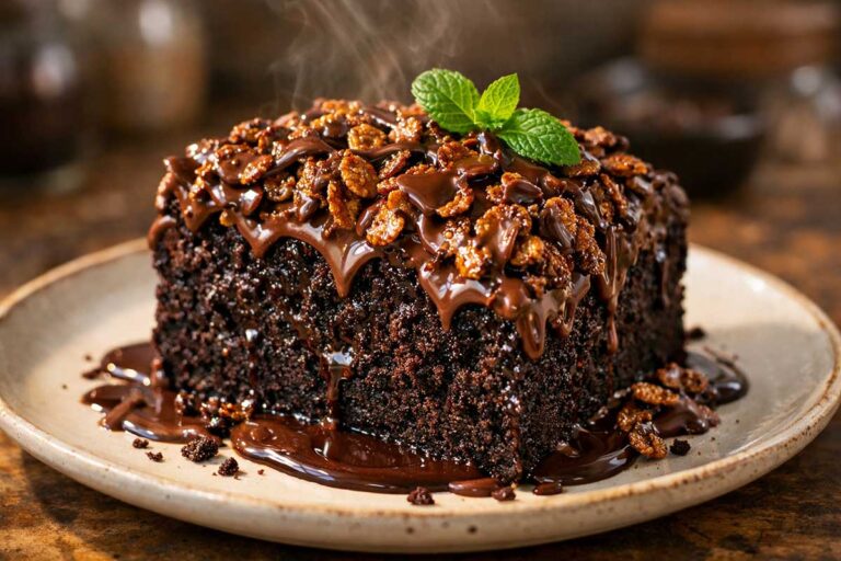 Receita de Crunch Cake: O Guia do Bolo de Chocolate Crocante e Viral