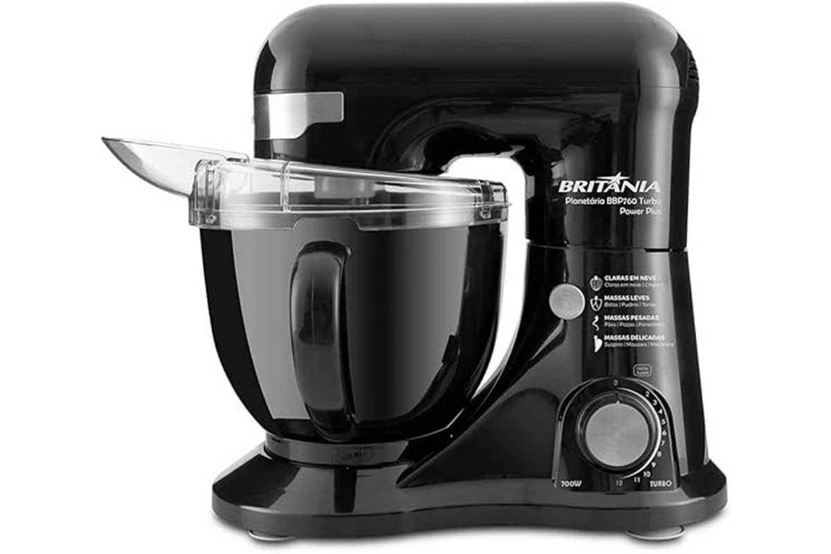 Melhores Batedeiras Planetárias Britânia BBP760P Power Plus Turbo