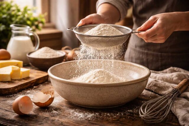 Oxigenação da Farinha: O Segredo para Bolos Altos e Massas Mais Leves