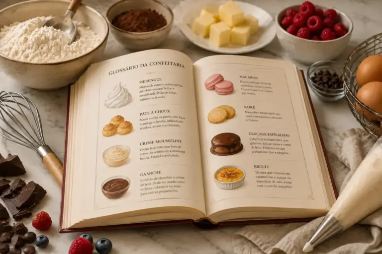 Receita de Glossário da Confeitaria: Dicionário Completo de Termos Técnicos de A a Z